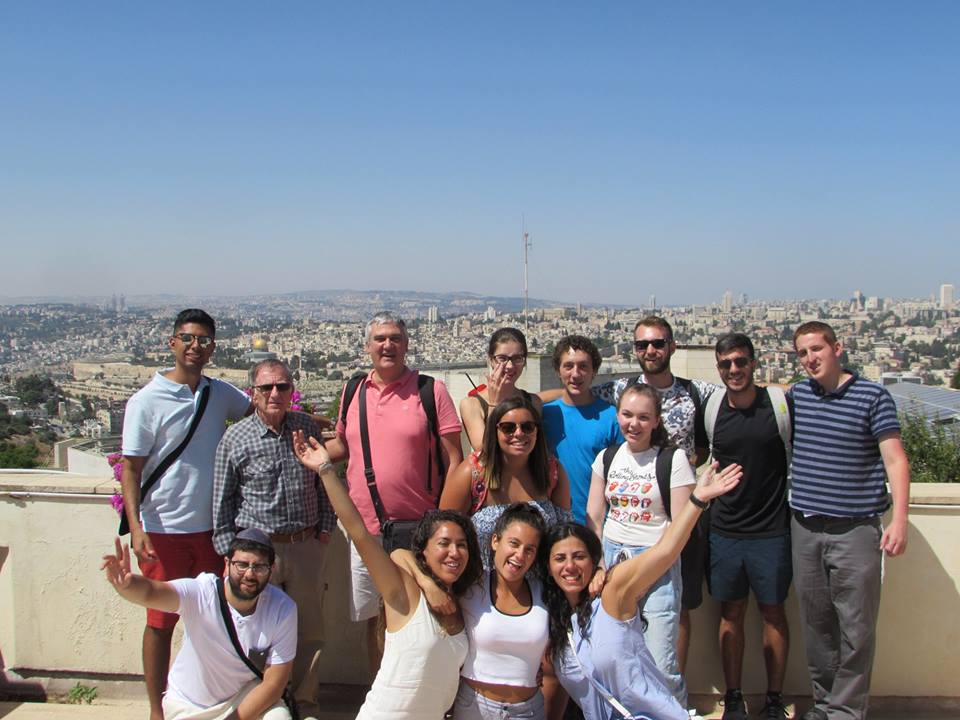 Concordia students in the Israel Studies program on the summer in Israel program.