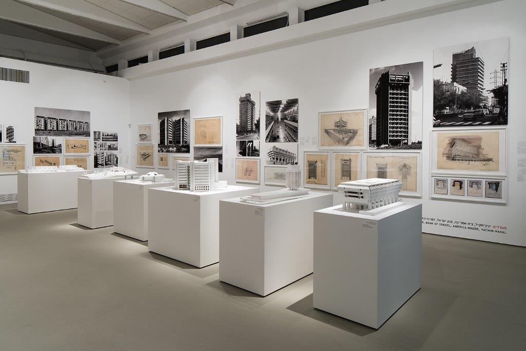 The Arieh Sharon exhibit demonstrated works of architecture.