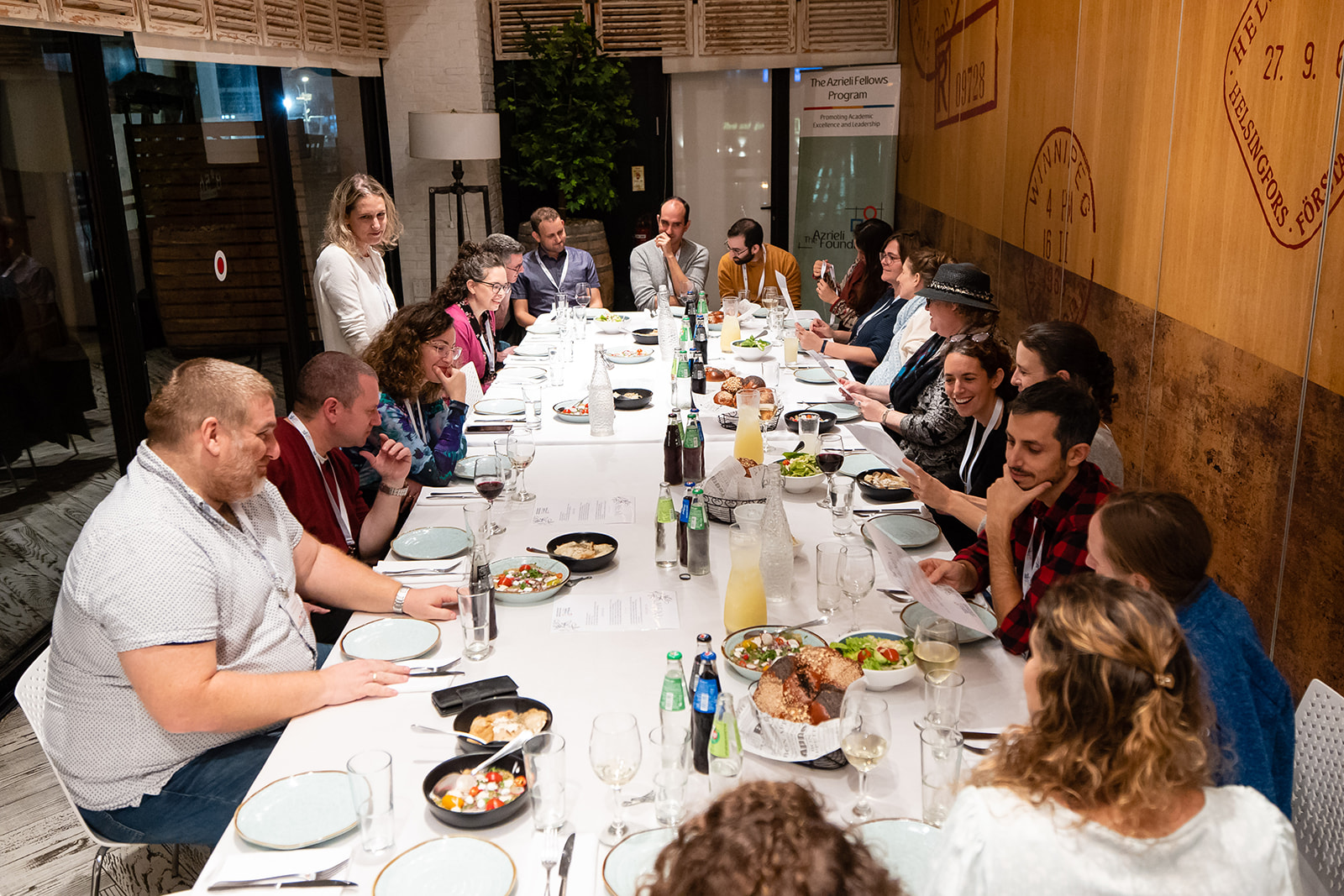 Azrieli Social Dinner Active Faculty Fellows